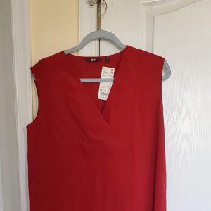 New Uniqlo Knee Length Sleeveless Dress
